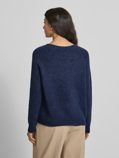 Weekend Max Mara Relaxed Fit Strickpullover aus Alpaka-Mix Modell 'GHIACCI' Marine 5