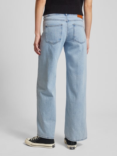 Only Wide fit jeans met knoopsluiting, model 'KANE' Jeansblauw - 5
