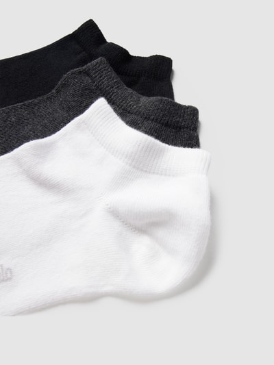 Marc O'Polo Socken mit gerippten Bündchen im 3er-Pack Modell 'Chris' Anthrazit 2