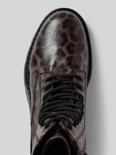 Tamaris Kozaki sznurowane z zamkiem błyskawicznym Ciemnobrązowy 3