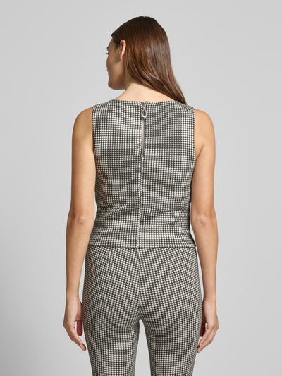 HUGO Getailleerde top van een mix van katoen en viscose, model 'DAROSETTA' Zwart - 5