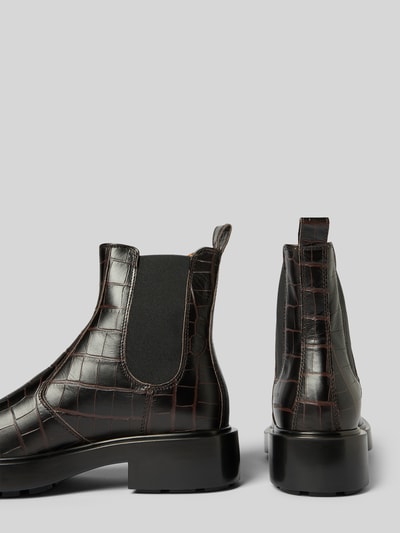 Copenhagen Boots mit elastischem Einsatz Dunkelbraun 2