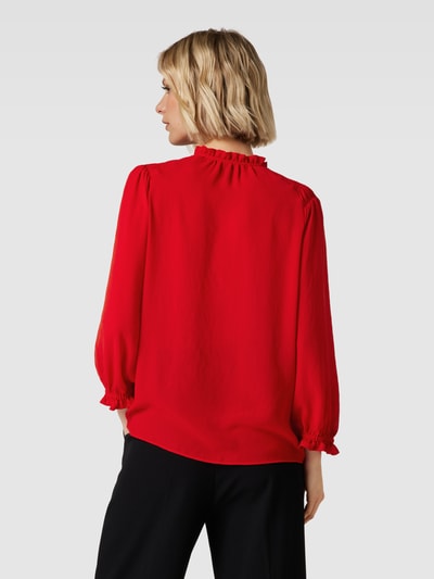 Marc Cain Blouse met smokdetails Rood - 5