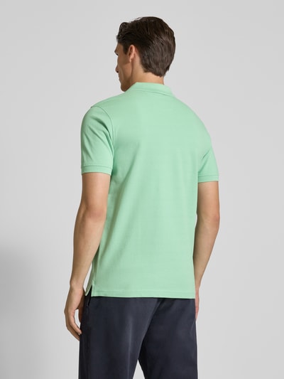 Lerros Poloshirt met labelstitching Kaki - 5