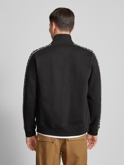 Lacoste Sweatjacke mit Galonstreifen Black 5
