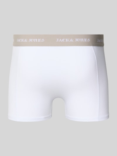 Jack & Jones Obcisłe bokserki z paskiem z logo w zestawie 7 szt. model ‘JACMILES’ Pomarańczowy 3