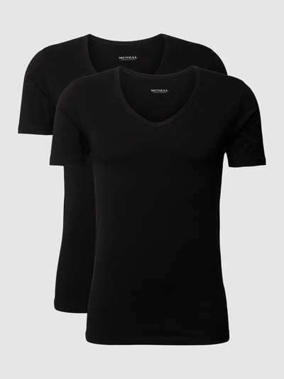 MCNEAL T-Shirt mit V-Ausschnitt Black 2