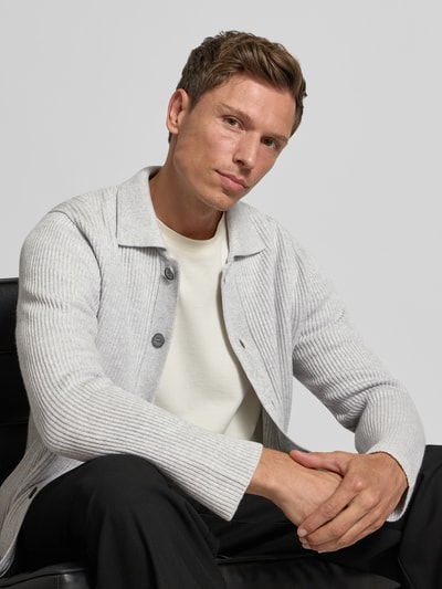 GRAN SASSO Gebreid jack van scheerwolmix met kasjmier Beige - 3