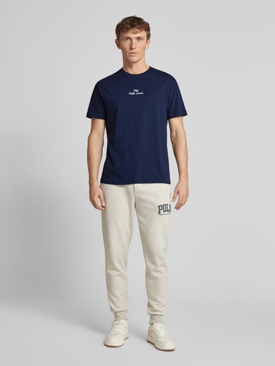 Polo Ralph Lauren Regular Fit T-Shirt mit Label-Stitching Marine 1