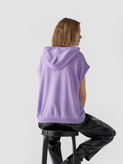 LouLou Studio Hoodie mit verkürzten Ärmeln Lavendel 6