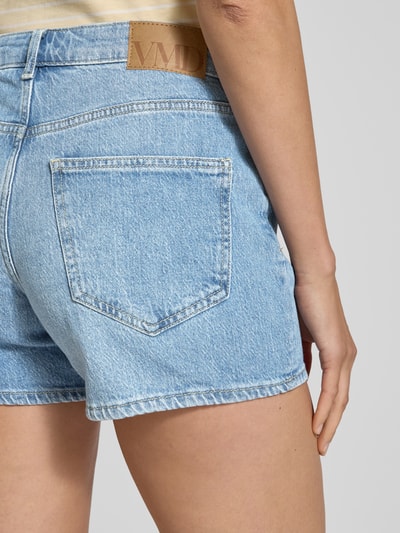 Vero Moda Regular fit korte jeans van katoenmix, model 'TESS' Blauw - 3