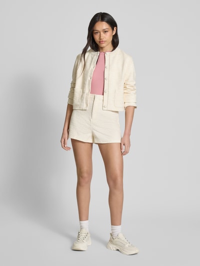 EDITED Bermudas mit seitlicher Eingrifftasche Modell 'Barbara' Offwhite 1