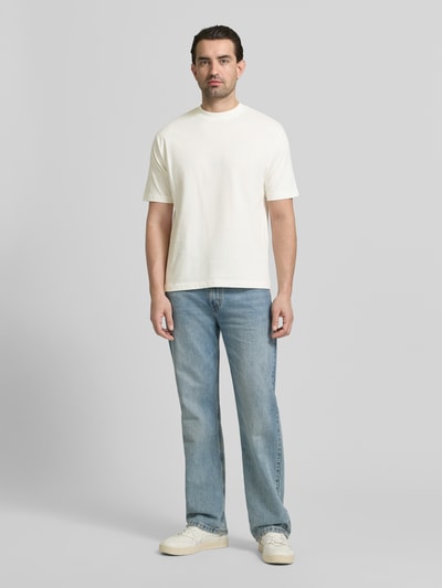 MCNEAL Regular Fit T-Shirt aus reiner Baumwolle Ecru 1