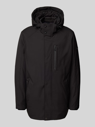 bugatti Parka mit Kapuze Black 1