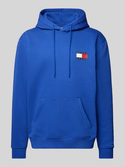 Tommy Jeans Hoodie mit Label-Print Modell 'ESSENTIAL' Royal 2