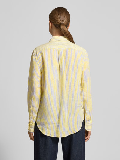 Polo Ralph Lauren Overhemdblouse met knoopsluiting Lichtgeel - 5