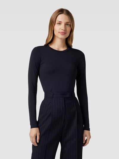 Weekend Max Mara Longsleeve mit Rundhalsausschnitt Modell 'MULTIE' Marine 4