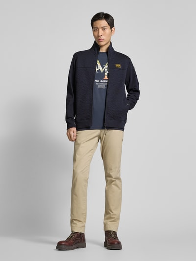 PME Legend Sweatjacke mit Steppnähten Marine 1