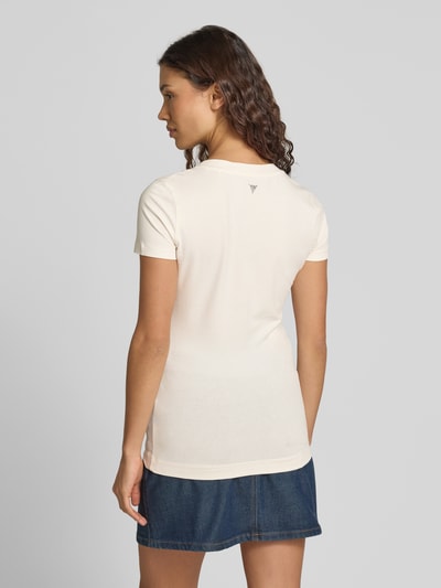 Guess T-shirt met labeldetail Wit - 5