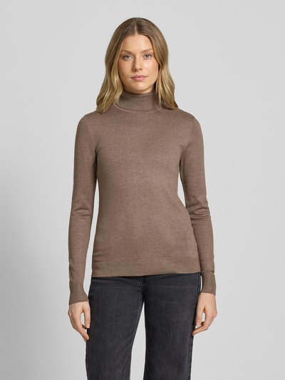 B.Young Slim Fit Longsleeve aus Viskose-Mix Modell 'Morla' Hellbraun 4