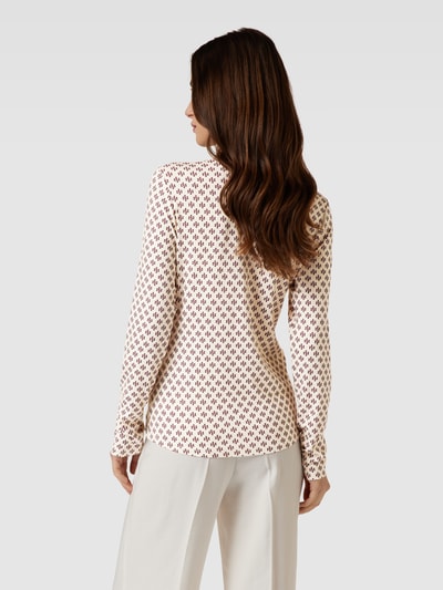 Marc O'Polo Bluse mit Allover-Muster Offwhite 5