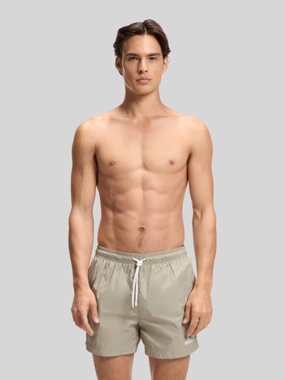 HUGO Badehose mit Tunnelzug Modell 'HAITI' Beige 3