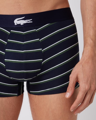 Lacoste Trunks mit Label-Detail im 3er-Pack Gruen 2