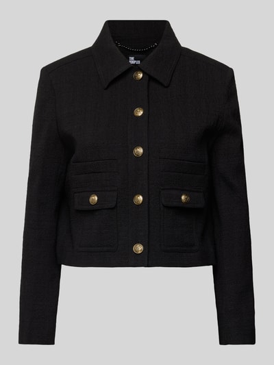 THE KOOPLES Jack van een mix van lanawol en elastaan in effen design Zwart - 2