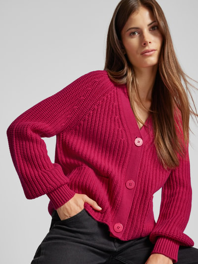 Herzensangelegenheit Cardigan mit Knopfleiste Pink 3