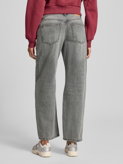 Review Straight leg jeans in 5-pocketmodel Lichtgrijs - 5
