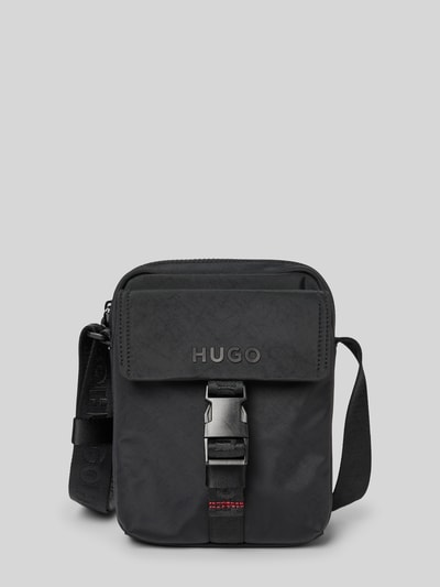 HUGO Handtasche mit Label-Detail Modell 'Marsel' Black 1