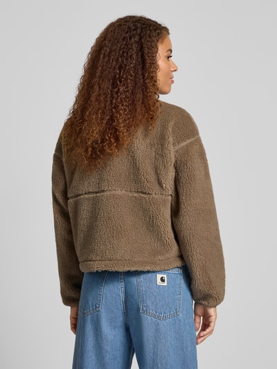 The North Face Fleecejack met labelstitching, model 'EXTREME PILE' Donkerbruin - 5