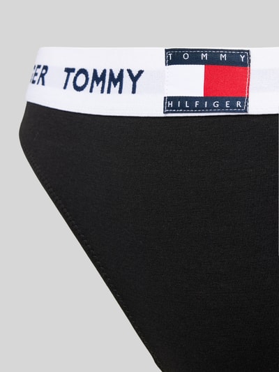 TOMMY HILFIGER Slip met elastische band met logo Zwart - 2