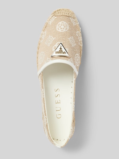 Guess Espadrilles mit Logo-Applikation Modell 'JOLANDON' Sand 3