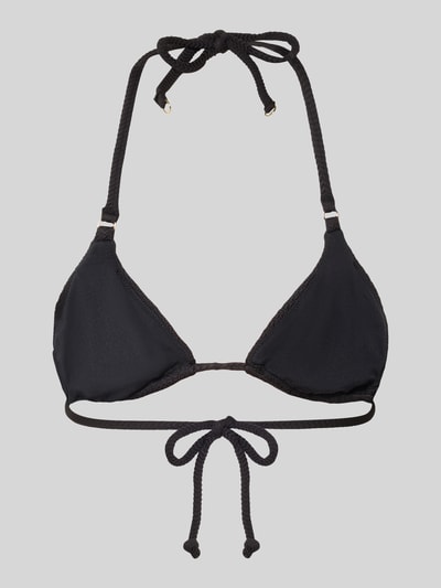 Seafolly Bikini-Oberteil mit Strukturmuster Modell 'Dive' Black 3