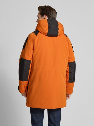 SAVE THE DUCK Jack met logopatch, model 'Kailash' Oranje - 5