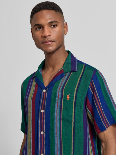Polo Ralph Lauren Regular Fit Freizeithemd aus reinem Leinen Gruen 3