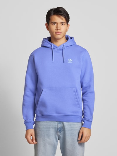 adidas Originals Hoodie met labelstitching Koningsblauw - 4