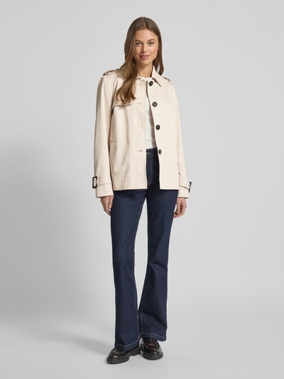 Christian Berg Woman Selection Trenchcoat mit Ärmelriegeln und Eingrifftaschen Sand 1
