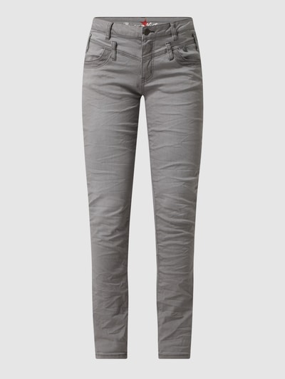 Buena Vista Jeans in schmaler Passform mit Stretch-Anteil Modell 'Florida' Hellgrau 2