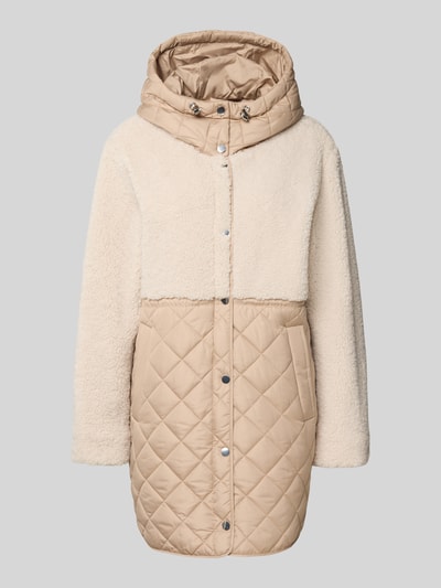 WHITE LABEL Gewatteerd jack met fleece en steekzakken Ecru - 2