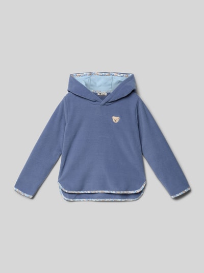Steiff Bluza z kapturem z wyhaftowanym logo Szaroniebieski 1