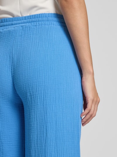Christian Berg Woman Wide leg stoffen broek in verkorte pasvorm Blauw - 3