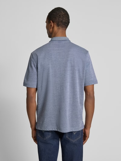 Christian Berg Men Poloshirt met polokraag Jeansblauw - 5