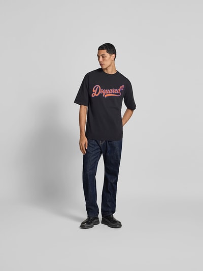 Dsquared2 Straight Fit Jeans mit 5-Pocket-Design Dunkelblau 1
