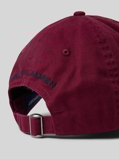 Polo Ralph Lauren Basecap mit Label-Stitching Dunkelrot 3
