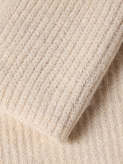 Christian Berg Woman Grobstrick-Schal in rechteckiger Form Beige 2