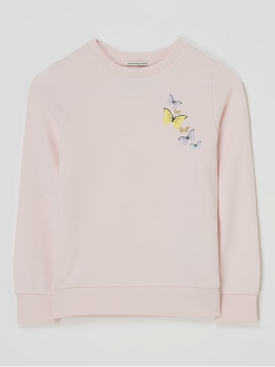 Tom Tailor Sweatshirt mit Print Hellrosa 1