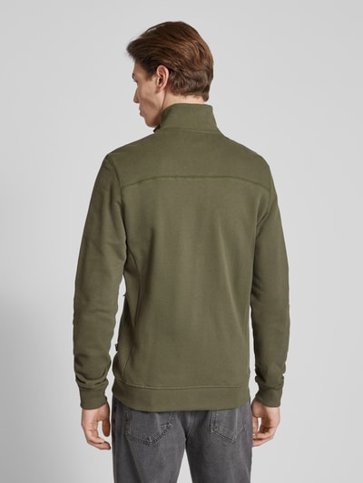 Blend Sweatjacke mit Stehkragen Modell 'BHAVEBURY' Khaki 5