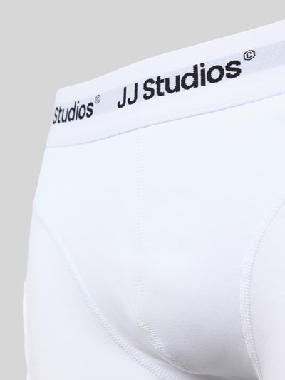 Jack & Jones Obcisłe bokserki z wyhaftowanym logo w zestawie 3 szt. model ‘Soho’ Biały 2